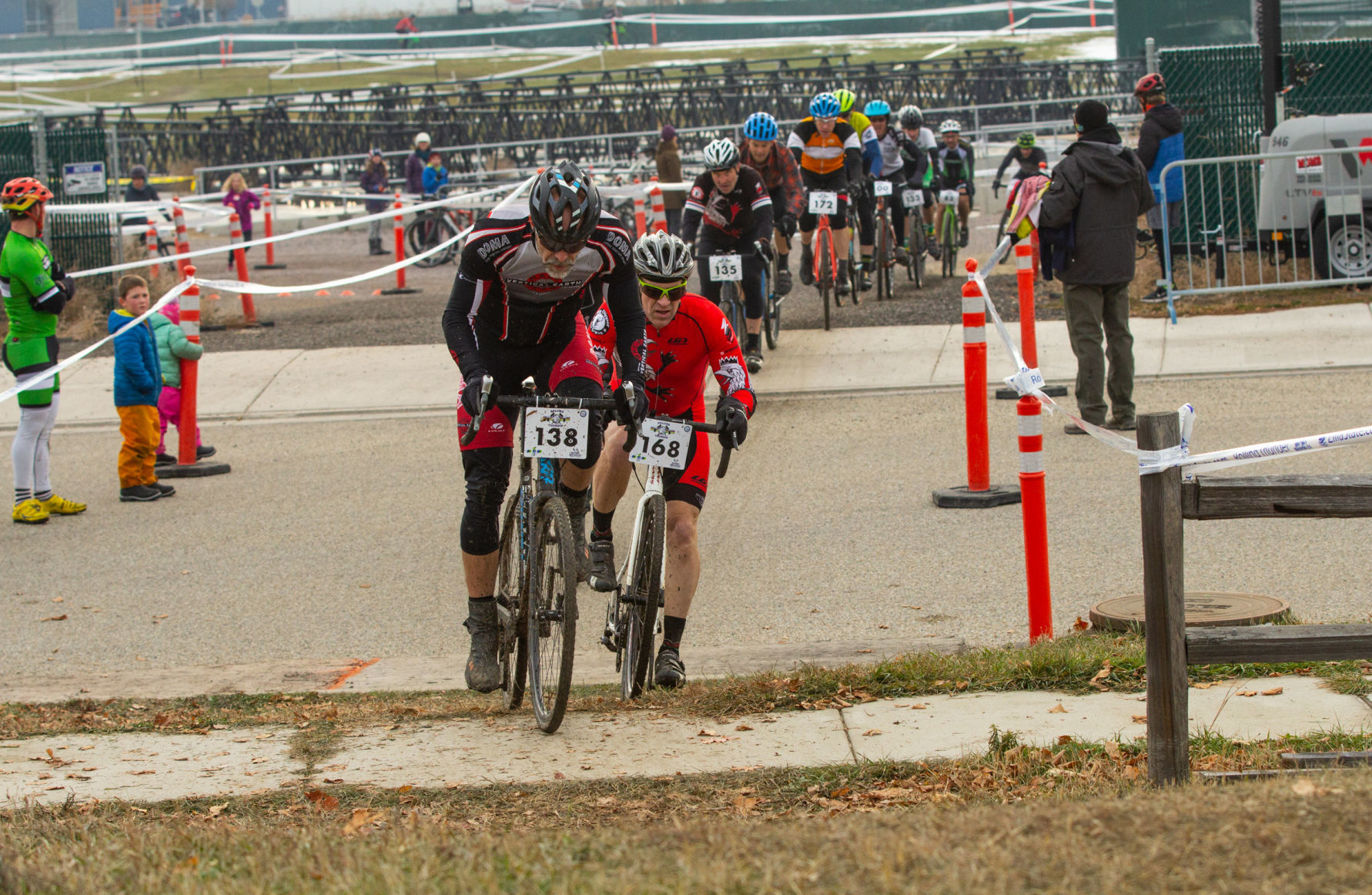 Mike Gaertner battles to stay ahead of the pack